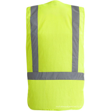 Gilet de sécurité respirant haute visibilité